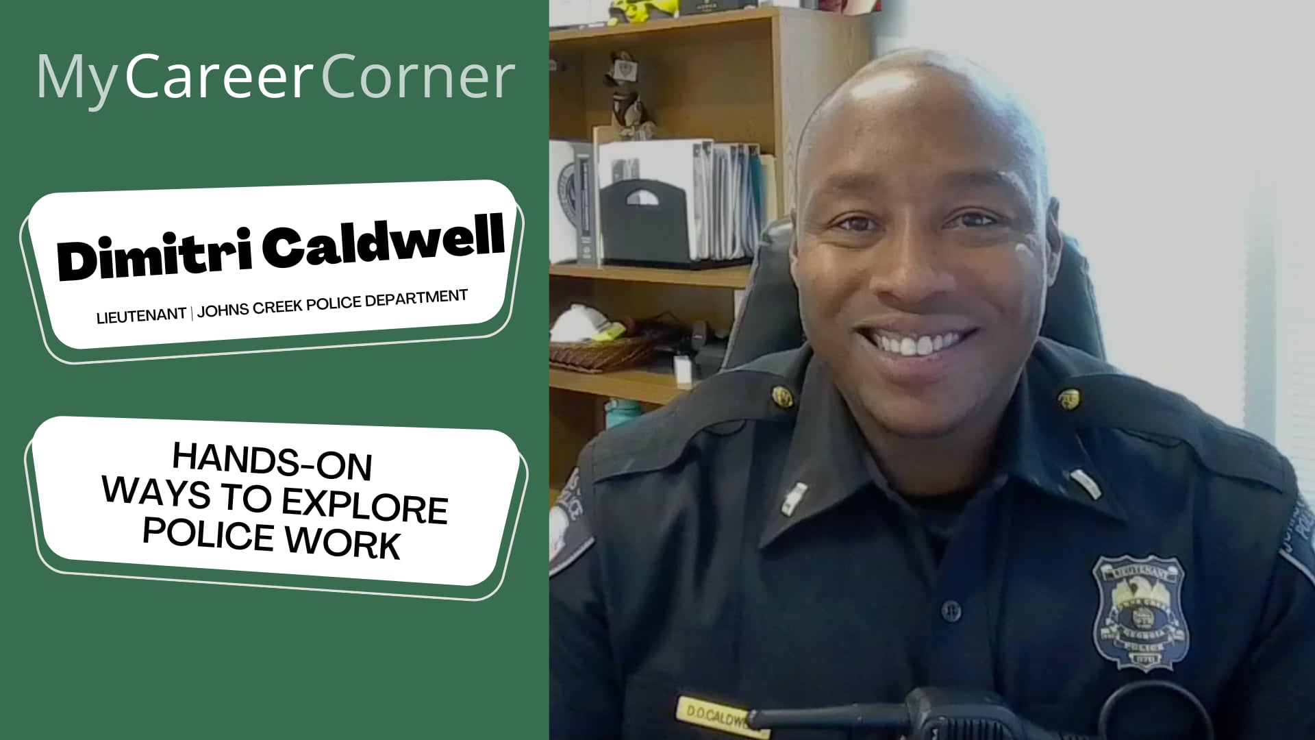 Hands-On Ways to Explore Police Work with Dimitri Caldwell